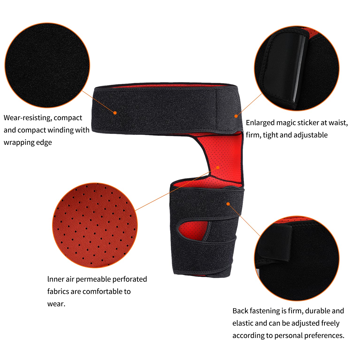 Hip Brace for Sciatica & Groin Pain Relief – Compression Support Wrap