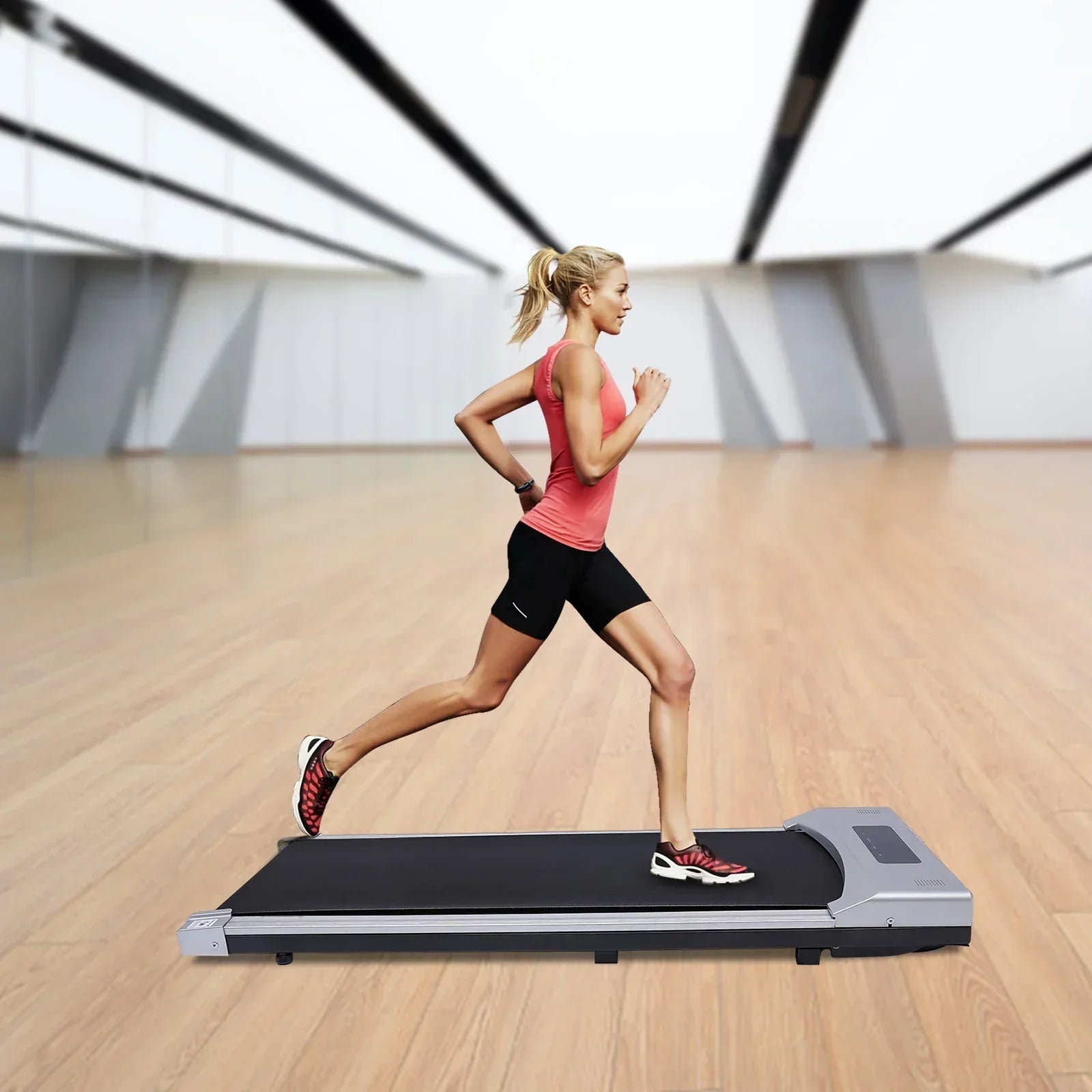 Electric Treadmill – Portable Under Desk Walking Pad with Remote